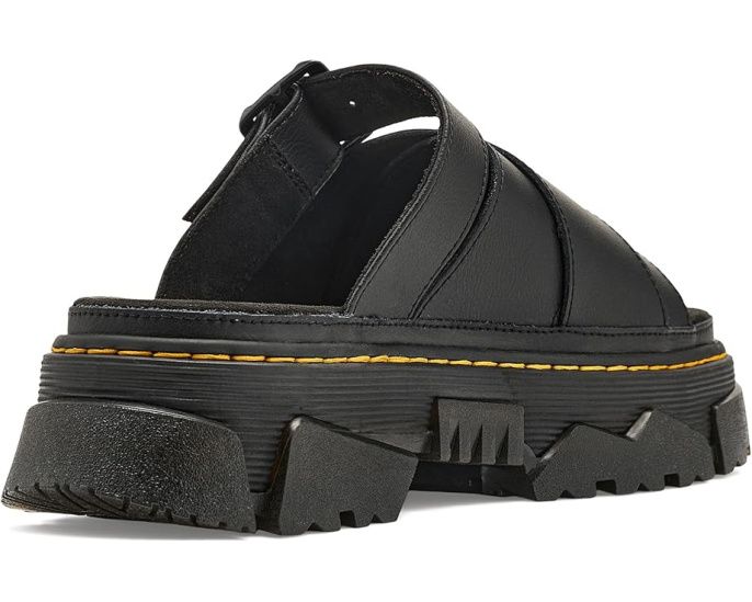 Сланцы Dr. Martens Mattison с круглым носком и пряжкой на платформе