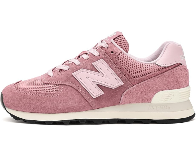 Кроссовки New Balance Classics WL574V2 с верхом из замши и сетки