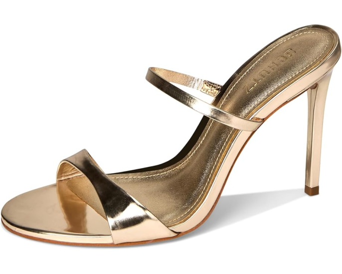 Мюли Schutz Jessica Metallic на шпильке
