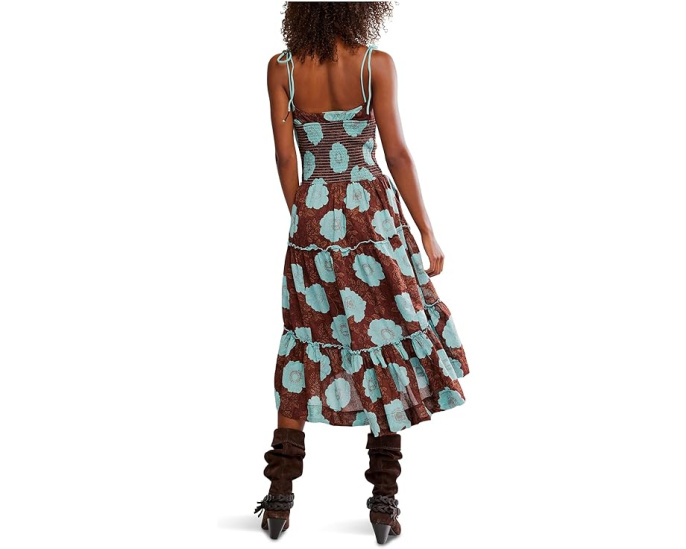 Платье Free People Adriel Midi с цветочным принтом