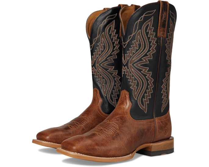 Ковбойские сапоги Ariat Baxter из темной замши