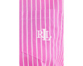 Пижамный комплект Long Sleeve Notch Collar Long Pants PJ от Lauren Ralph Lauren с принтом в розовую полоску