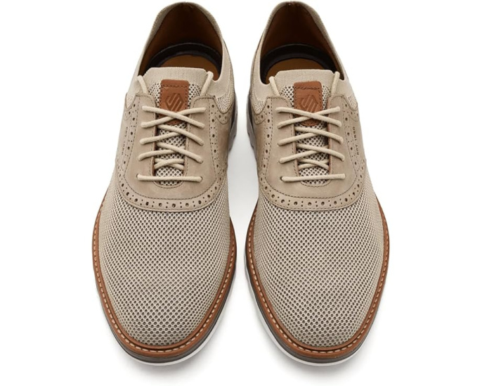Кроссовки Johnston & Murphy Braxton Knit Saddle с трикотажным верхом и стелькой TRUFOAM