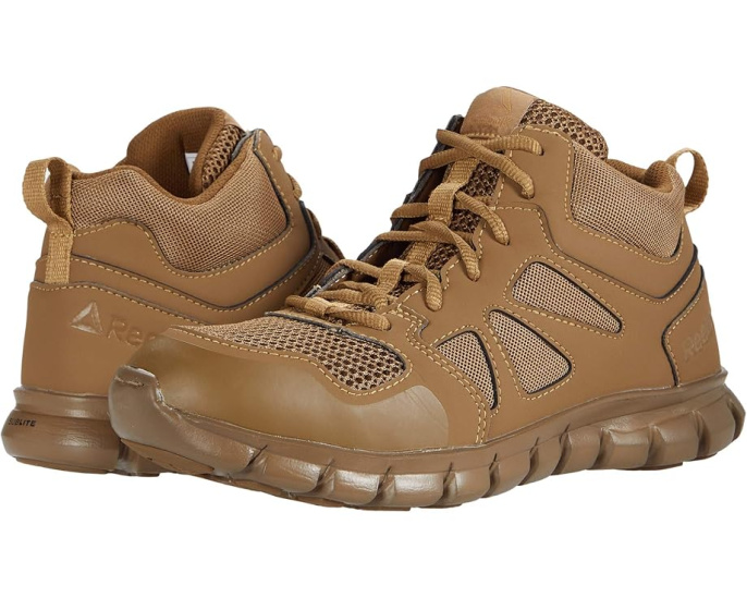 Reebok Work Sublite Cushion Tactical Mid Soft Toe EH тактические ботинки койот