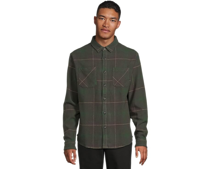 Рубашка Quiksilver Dna Flannel из мягкого хлопка