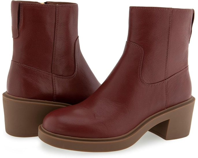 Aerosoles ботинки Garie на устойчивом каблуке глиняного цвета