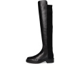 Ботинки Stuart Weitzman 5050 Celia из замши с квадратным каблуком