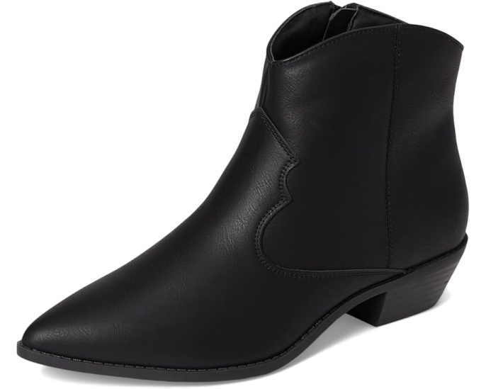 Ботинки Journee Collection Taliah с острым носком и кубинским каблуком на молнии