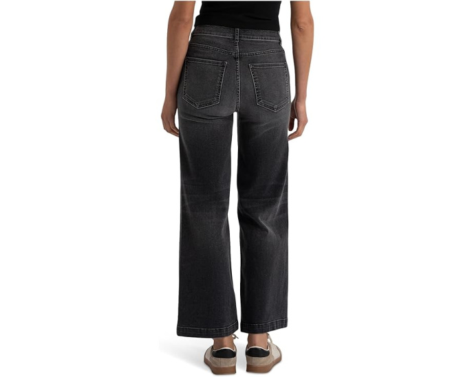 Джинсы KUT from the Kloth Meg High-rise Fab Ab Wide Leg с расклешенным низом