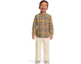 Burberry Kids рубашка Owen с длинным рукавом в клетку