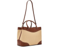 Большой сатчел Straw & Leather Marcy от Lauren Ralph Lauren