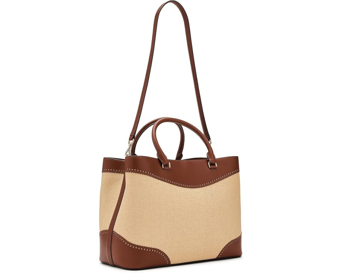 Большой сатчел Straw & Leather Marcy от Lauren Ralph Lauren