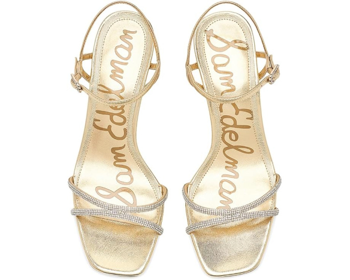 Босоножки Sam Edelman Presley Glam с мерцающими ремешками