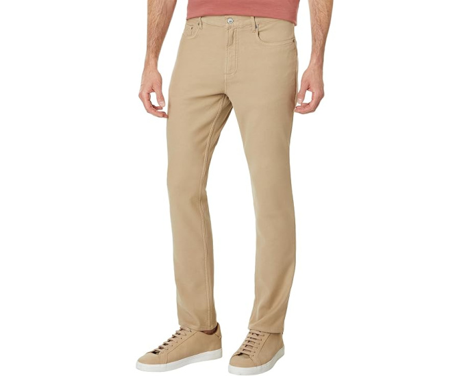 Брюки Faherty Stretch Terry с пятью карманами из мягкого велюра