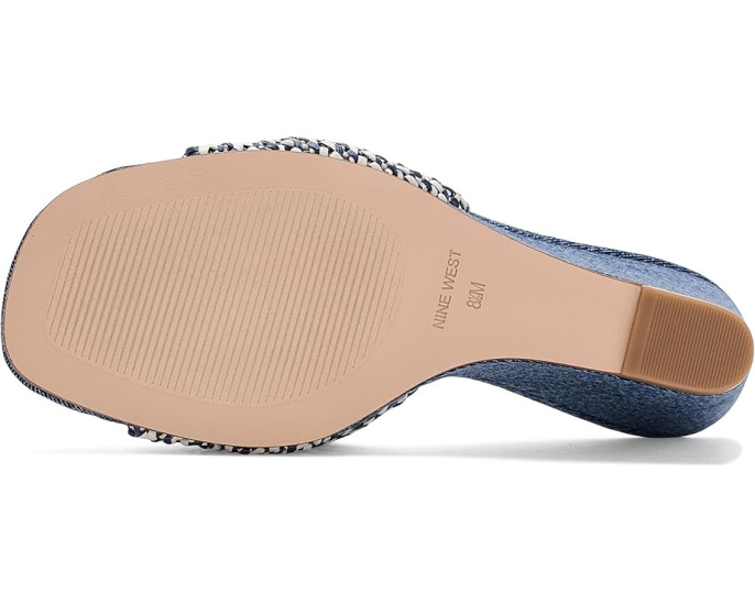Босоножки Nine West Nessla с танкеткой и плетеным верхом