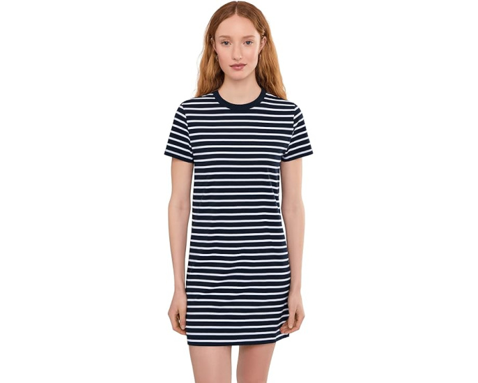 Платье мини Tee в полоску от Madewell из хлопка