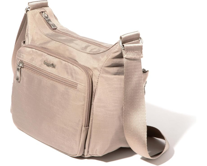 Baggallini Crosstown кроссбоди хобо с RFID защитой и карманом для бутылки