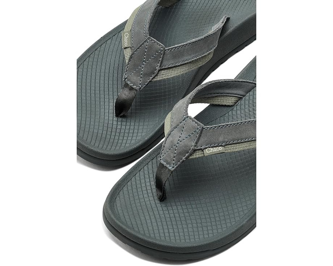 Сланцы Chaco Lowdown Leather Flip из натуральной кожи с анатомической стелькой