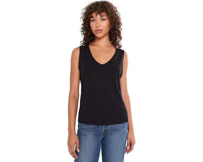 Топ Gai V-Neck Cap Sleeve Tank от Michael Stars
