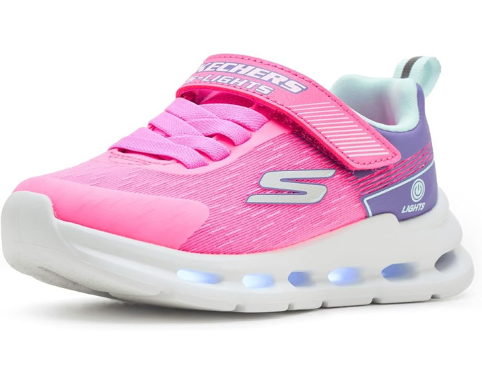 Детские кроссовки SKECHERS KIDS Glide-Step Lights со светящейся подошвой