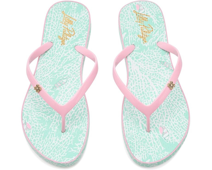 Шлепанцы Lilly Pulitzer Pool с принтом
