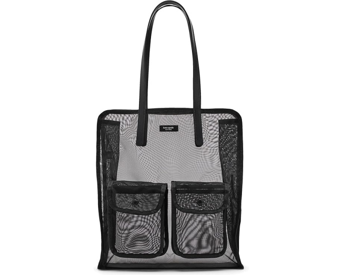 Сумка-тоут Kate Spade New York Breezy Mesh с передними карманами
