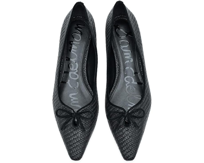 Балетки Sam Edelman Esmira с заостренным носком на блочном каблуке