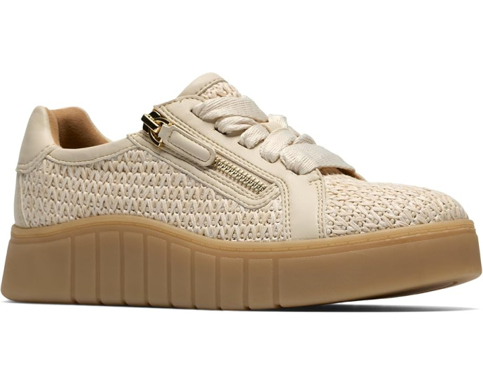 Кроссовки Clarks Mykah Joyfull из текстиля raffia с боковой молнией