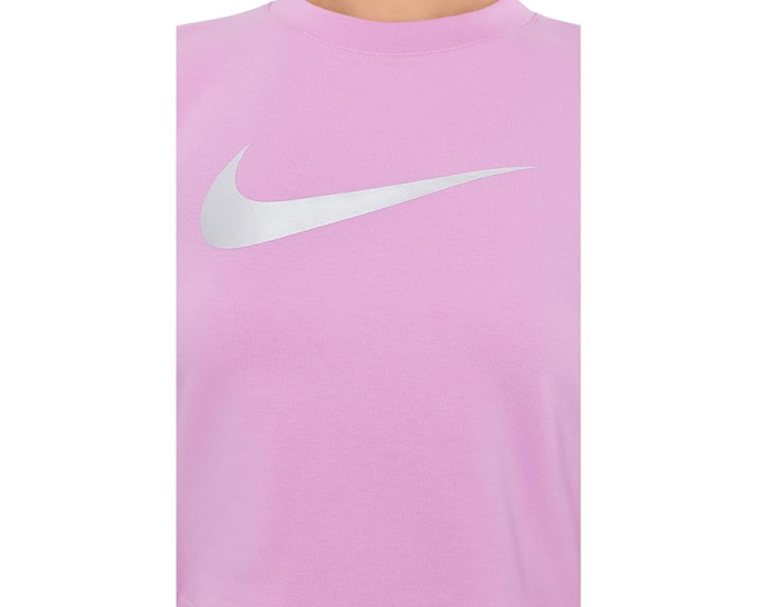 Топ Nike Pro Dri-FIT с круглым вырезом и длинным рукавом из французского трикотажа