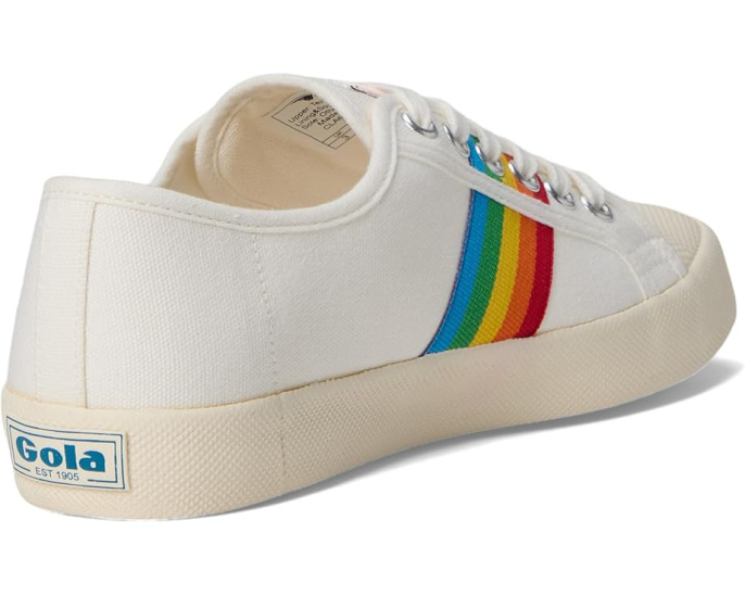 Кроссовки Gola Coaster Rainbow из парусины с резиновым носком