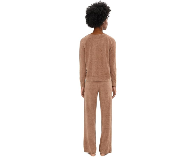 Комплект Barefoot Dreams CozyChic Ultra Lite свитер с резинкой и широкие брюки
