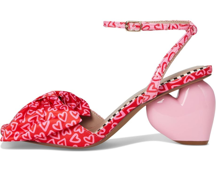 Blue by Betsey Johnson босоножки Kendal на шпильке с узором в виде сердец и бантом