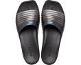 Сандалии-слипоны Crocs Miami с квадратным носком и ребристым ремешком
