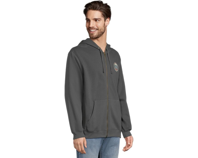Толстовка Simple Fade Zip Fleece Salty Crew с раздельным карманом