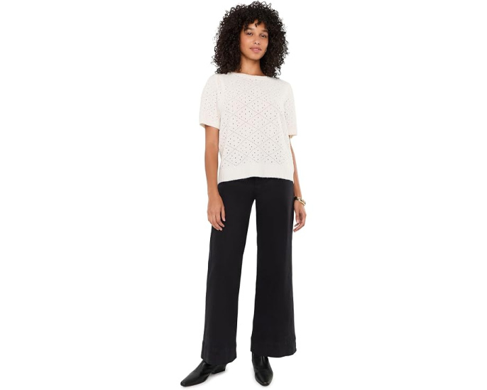 Свитер Faith Scoop Neck Short Sleeve Sweater с узором