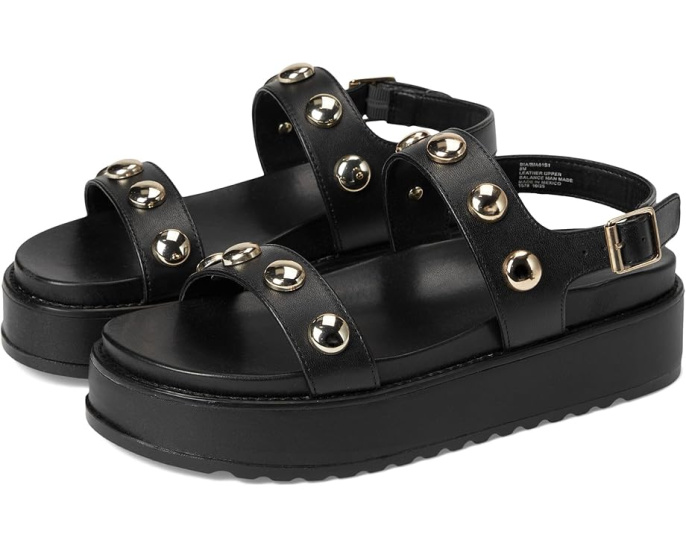 Сандалии Steve Madden Bia на платформе с декоративными шипами и регулируемым ремешком