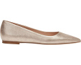 Балетки Rowan Flat M.M.LaFleur из итальянской кожи с эффектом металлик