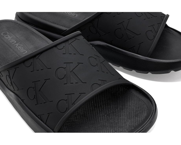 Сланцы Calvin Klein Meiiny с логотипом CK и открытым носком