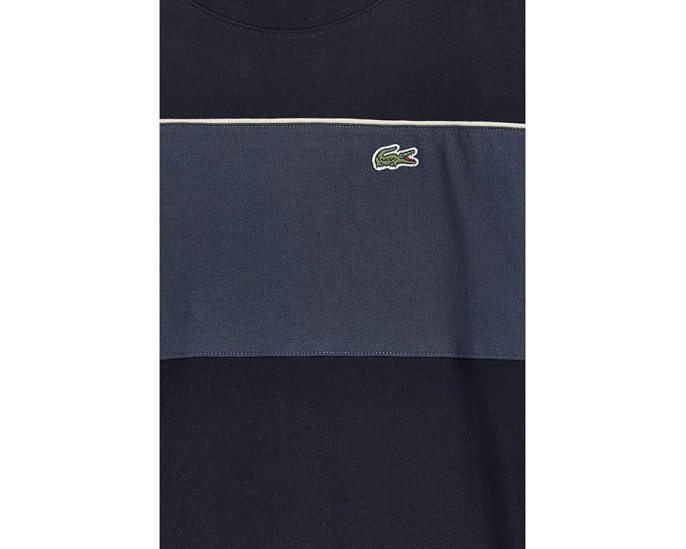 Футболка Lacoste с цветными вставками для школьников
