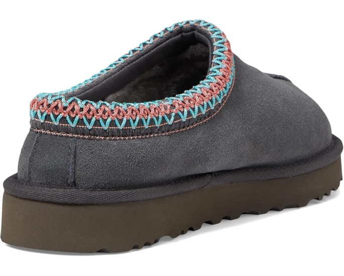 UGG Tasman тапочки из замши с шерстяной подкладкой