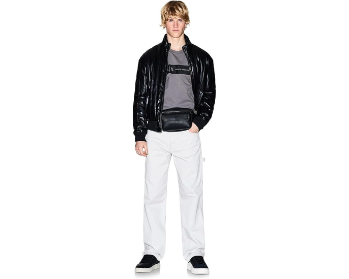 Футболка Box Chest Logo Armani Exchange с логотипом на груди