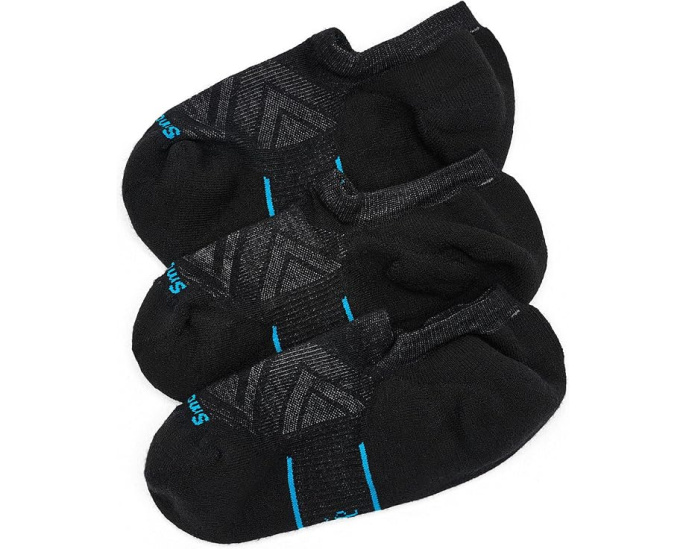 Run Targeted Cushion No Show Socks 3-Pack