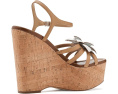 Босоножки MICHAEL Michael Kors Jacie Wedge на танкетке с цветком и ремешком