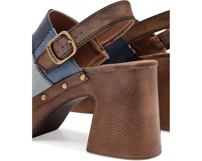 Сабо Wylie Patchwork в стиле пэчворк от Frye and Co.