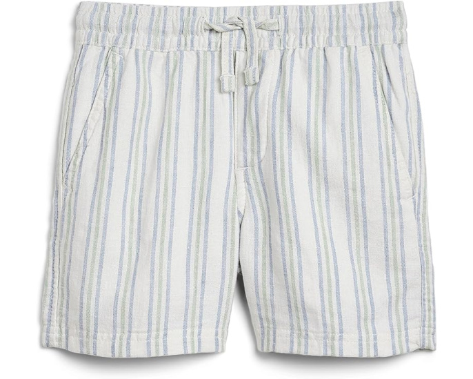 Льняные шорты abercrombie kids для детей старшего возраста