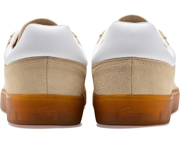 Кроссовки Lacoste Baseshot из замши с кожаными деталями