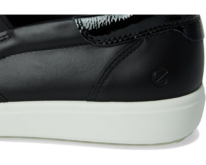 Кроссовки ECCO Soft 7 Easy Slip-On с эластичными вставками и технологией FLUIDFORM