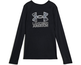 Under Armour футболка Tech Hybrid Print с длинным рукавом для детей