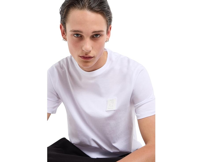 Armani Exchange Футболка из хлопкового джерси