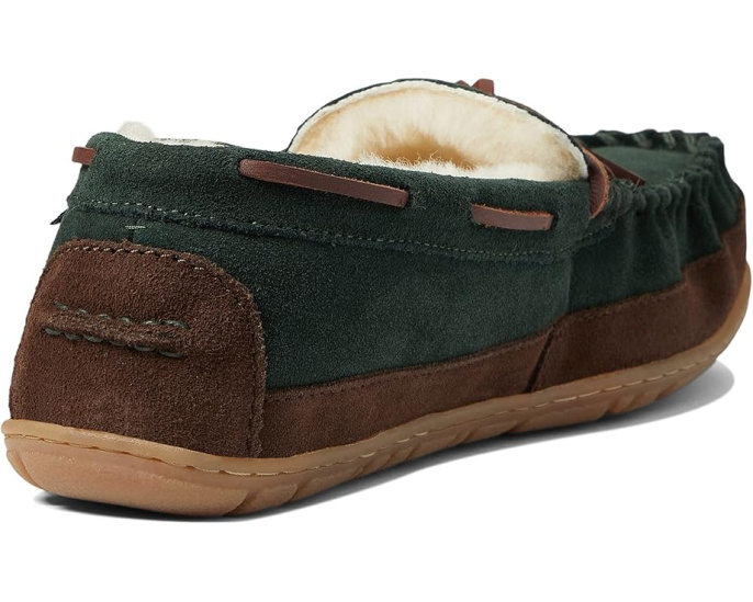 Тапочки L.L.Bean Wicked Good Moccasins из овчины с подошвой TPR